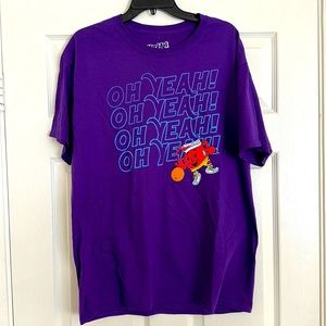 Kool-Aid Man Oh Yeah! purple L tee shirt